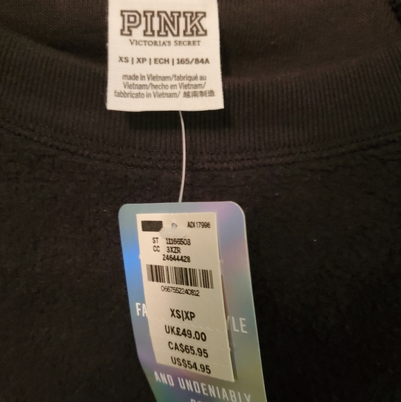 VS pink sweater- dark gray - Picture 2 of 3